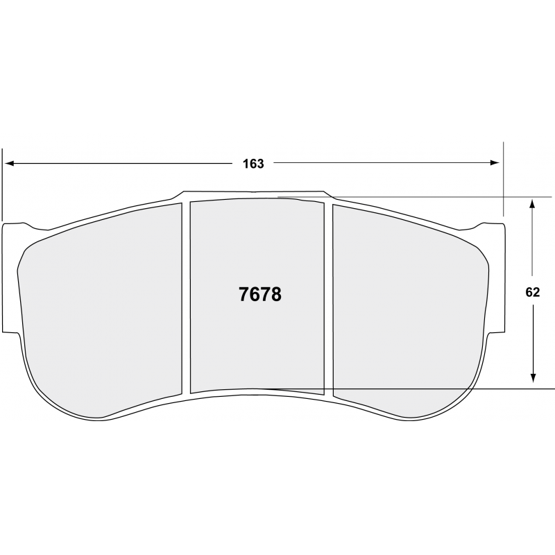 Race brake pads - Mercedes-AMG GT3 / GT4
Ferrari 296 GT3
Nissan GT-R GT3
front pad